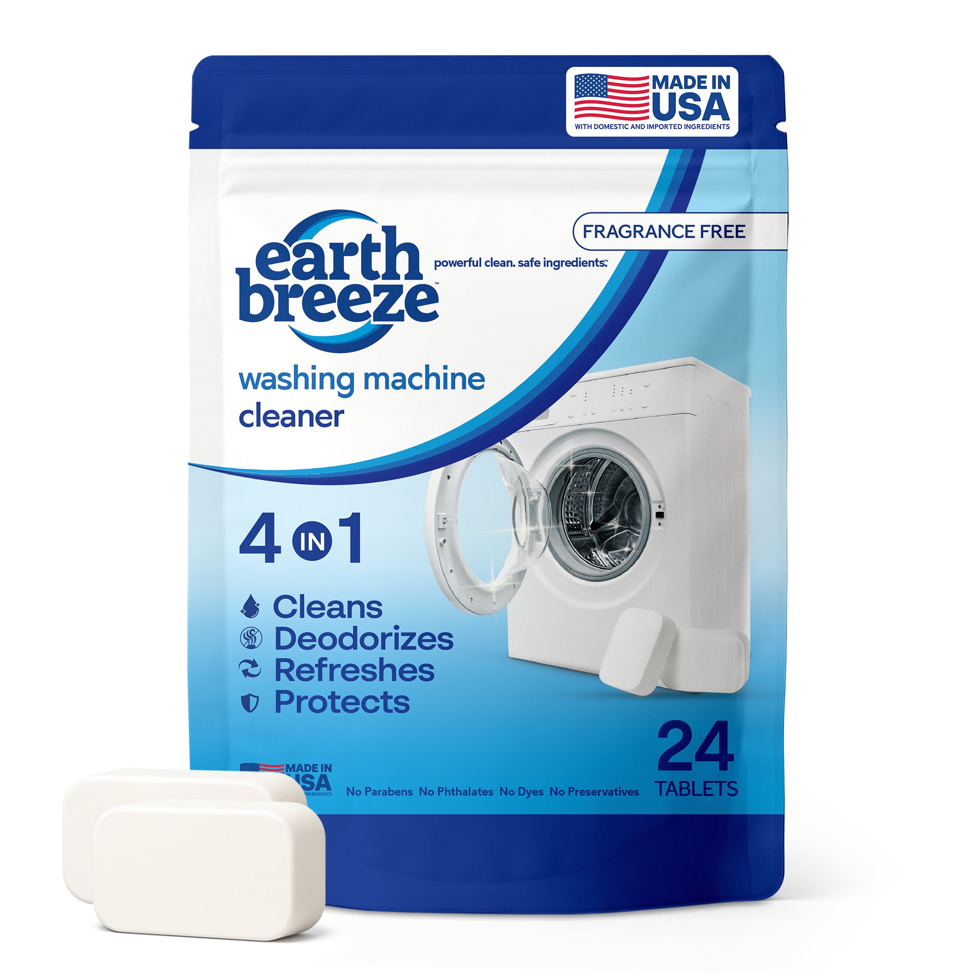 Washing Machine Cleaner Tablets – Earth Breeze