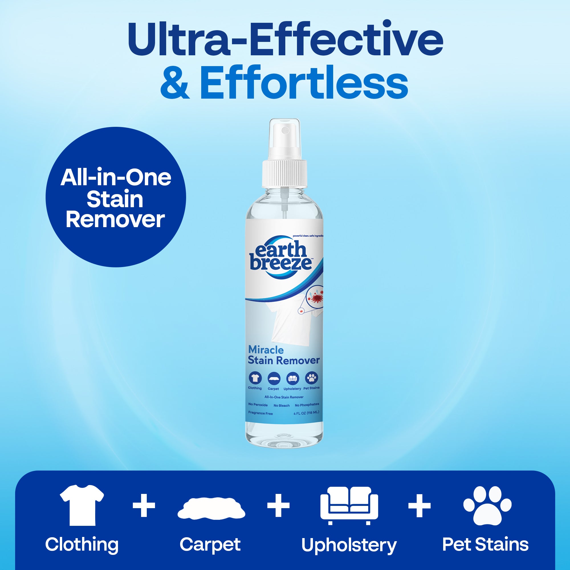 Miracle Stain Remover Spray – Earth Breeze