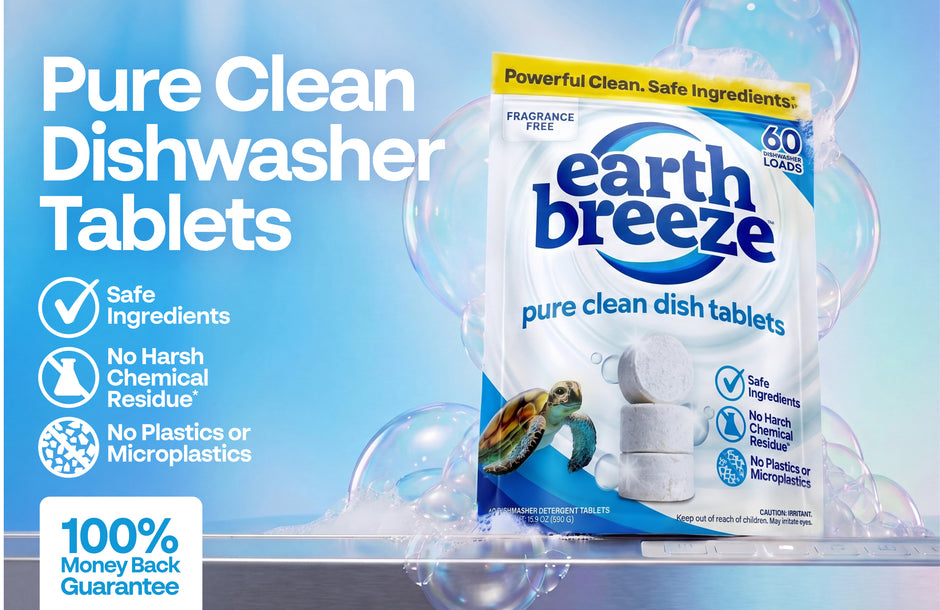 Earth Breeze Pure Clean Dishwasher Tablets pack