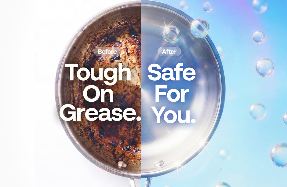 Before and after: tough on grease, safe for you