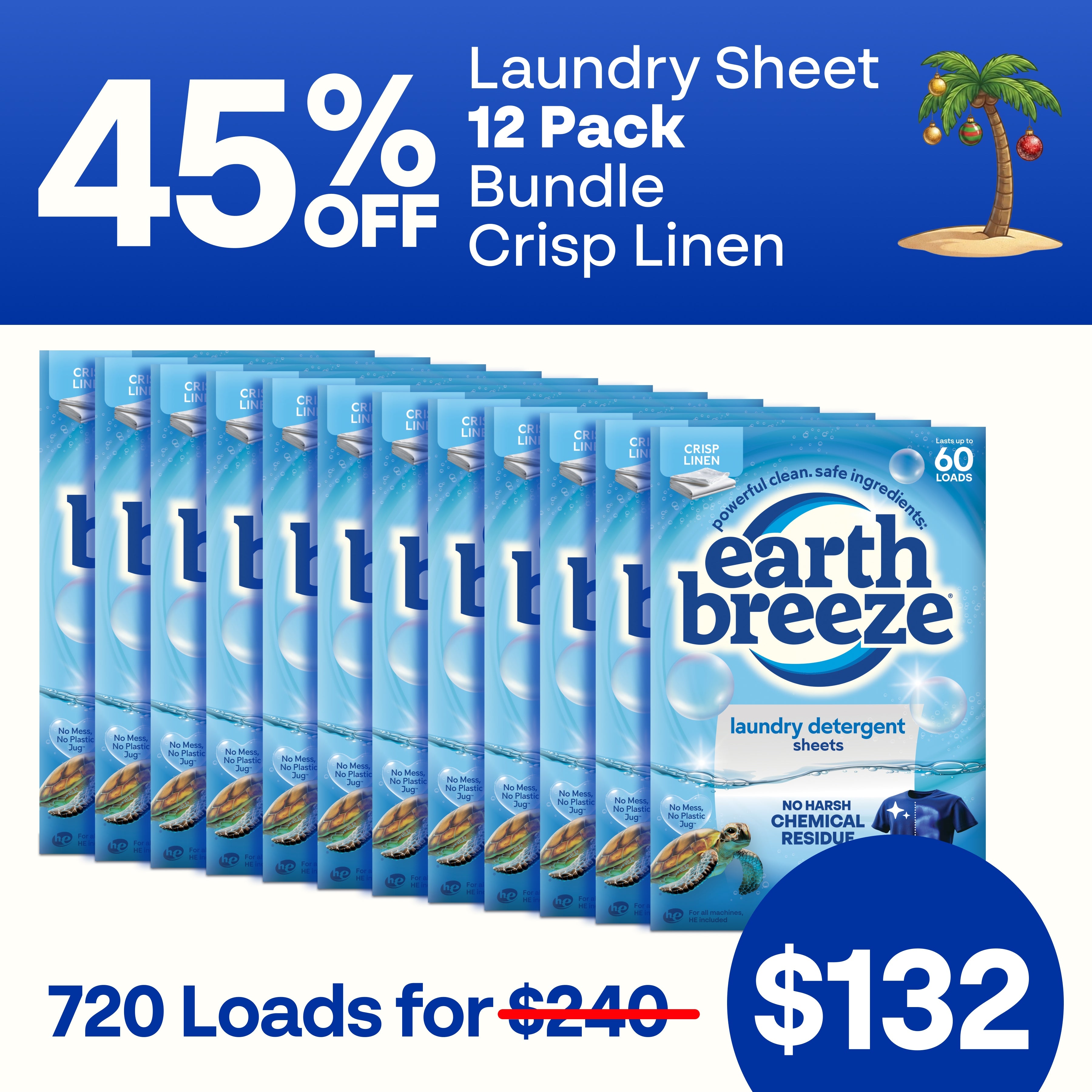 Laundry Sheet Bundle - 12 Pack – Earth Breeze